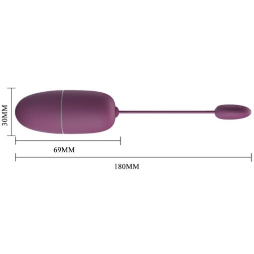 PRETTY LOVE – NYMPH HUEVO VIBRADOR CONTROLADO POR APP LILA - intimamenities.com