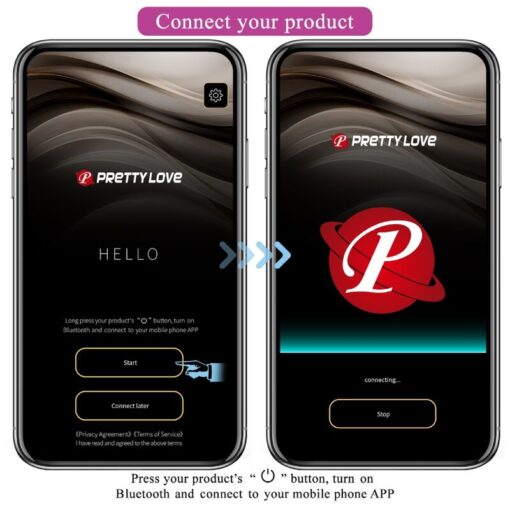 PRETTY LOVE – NYMPH HUEVO VIBRADOR CONTROLADO POR APP LILA - intimamenities.com