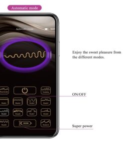 PRETTY LOVE – NYMPH HUEVO VIBRADOR CONTROLADO POR APP LILA - intimamenities.com