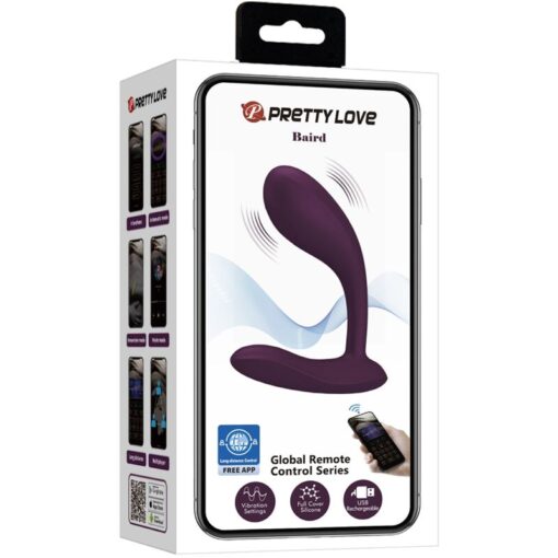 PRETTY LOVE – BAIRD G-SPOT 12 VIBRACIONES RECARGABLE LILA APP - intimamenities.com