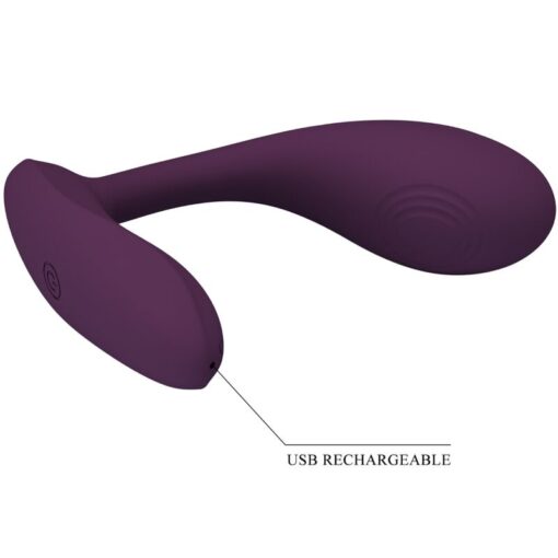 PRETTY LOVE – BAIRD G-SPOT 12 VIBRACIONES RECARGABLE LILA APP - intimamenities.com