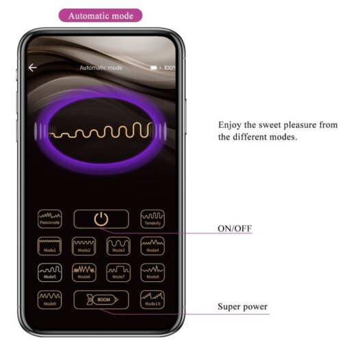 PRETTY LOVE – BAIRD G-SPOT 12 VIBRACIONES RECARGABLE LILA APP - intimamenities.com