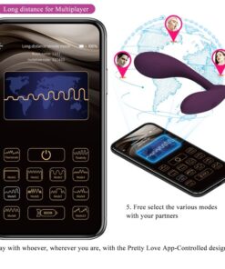 PRETTY LOVE – BAIRD G-SPOT 12 VIBRACIONES RECARGABLE LILA APP - intimamenities.com