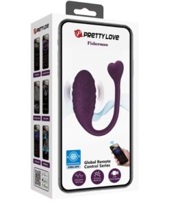 PRETTY LOVE – FISHERMAN HUEVO VIBRADOR LILA CONTROLADO POR APP - intimamenities.com