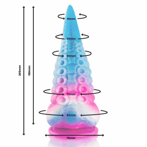 EPIC - PHORCYS DILDO TENTÁCULO AZUL TAMAÑO GRANDE - Imagen 4