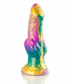EPIC - IRIS DILDO CON TESTÍCULOS ARCOÍRIS DE PLACER