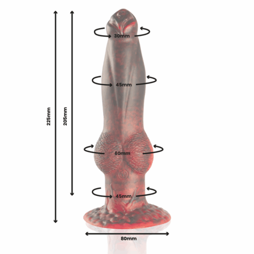 EPIC - PROMETHEUS DILDO TITAN EN LLAMAS RECARGABLE CONTROL REMOTO - Imagen 2