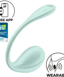 SATISFYER - SMOOTH PETAL ESTIMULADOR PUNTO G VERDE AGUA APP GRATUITA