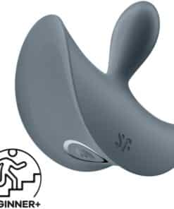 SATISFYER - BOOTY ABSOLUTE BEGINNERS 2 PLUG ANAL VIBRADOR UNISEX NEGRO