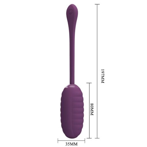 PRETTY LOVE – CASPER HUEVO VIBRADOR RECARGABLE MORADO - intimamenities.com