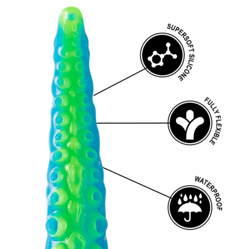 EPIC - SCYLLA DILDO TENTÁCULO FINO FLUORESCENTE TAMAÑO GRANDE - Imagen 7