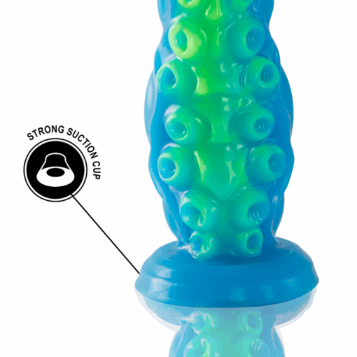 EPIC - SCYLLA DILDO TENTÁCULO FINO FLUORESCENTE TAMAÑO GRANDE - Imagen 6