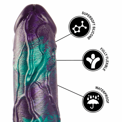EPIC - BASILISK DILDO DOBLE PLACER ESCAMOSO TAMAÑO GRANDE - Imagen 7