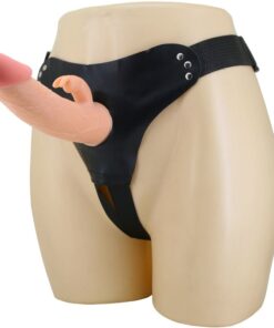 PRETTY LOVE - MAVIS HARNESS BRIEFS UNIVERSAL CON DILDO 19 CM NATURAL
