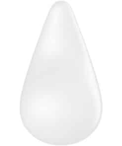 SATISFYER – DEW DROP VIBRADOR LAY-ON BLANCO - intimamenities.com