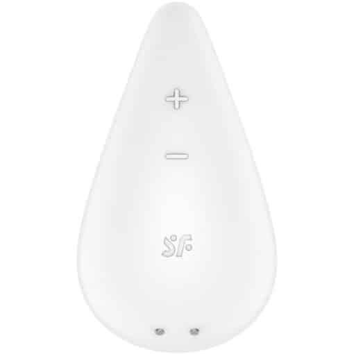 SATISFYER – DEW DROP VIBRADOR LAY-ON BLANCO - intimamenities.com