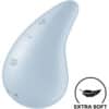 SATISFYER – DEW DROP VIBRADOR LAY-ON AZUL - intimamenities.com