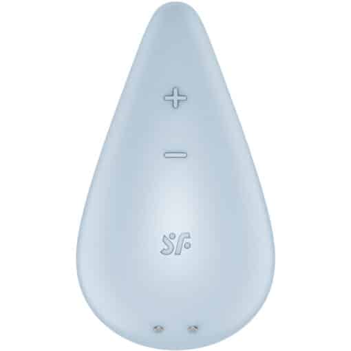 SATISFYER – DEW DROP VIBRADOR LAY-ON AZUL - intimamenities.com