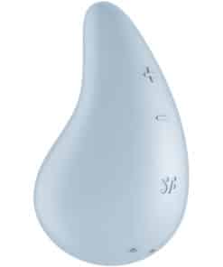 SATISFYER – DEW DROP VIBRADOR LAY-ON AZUL - intimamenities.com