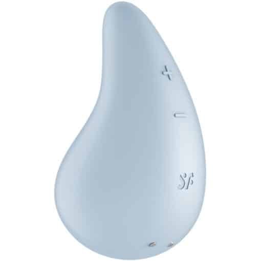 SATISFYER – DEW DROP VIBRADOR LAY-ON AZUL - intimamenities.com
