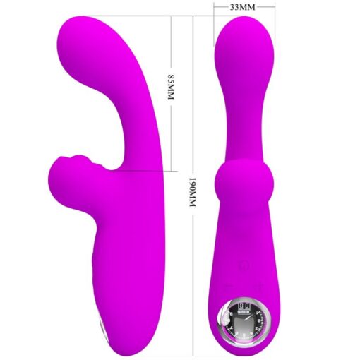 PRETTY LOVE – SKYLAR VIBRADOR ESTIMULADOR PÚRPURA - intimamenities.com