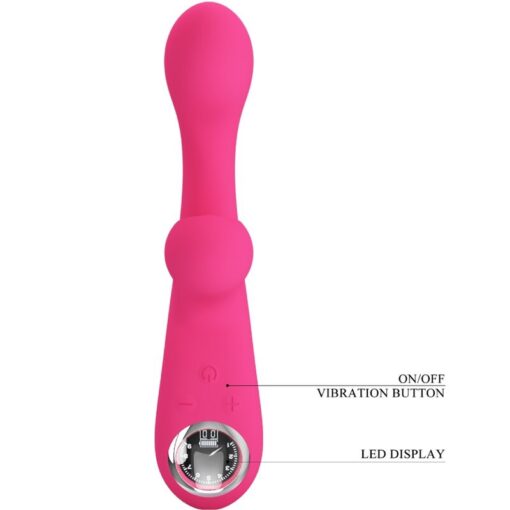 PRETTY LOVE – SKYLAR VIBRADOR ESTIMULADOR ROSA - intimamenities.com
