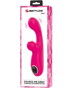 PRETTY LOVE – SKYLAR VIBRADOR ESTIMULADOR ROSA - intimamenities.com