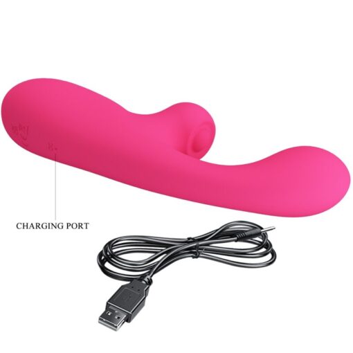 PRETTY LOVE – SKYLAR VIBRADOR ESTIMULADOR ROSA - intimamenities.com