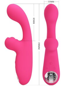 PRETTY LOVE – SKYLAR VIBRADOR ESTIMULADOR ROSA - intimamenities.com