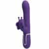PRETTY LOVE – VIBRADOR RABBIT MULTIFUNCIÓN 4 EN 1 MARIPOSA MORADO - intimamenities.com
