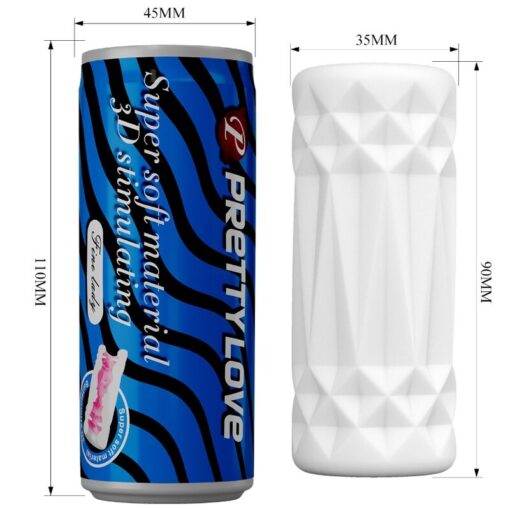 PRETTY LOVE - LATA MASTURBADOR MASCULINO 3D MODELO 2 - Imagen 6