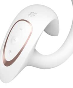 SATISFYER – G FOR GODDESS 1 VIBRADOR RABBIT BLANCO - intimamenities.com