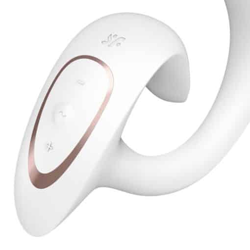 SATISFYER – G FOR GODDESS 1 VIBRADOR RABBIT BLANCO - intimamenities.com