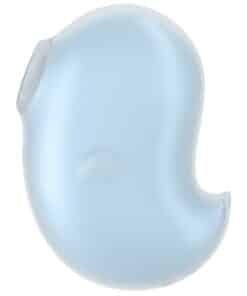 SATISFYER – CUTIE GHOST VIBRADOR LAY-ON AZUL CLARO - intimamenities.com