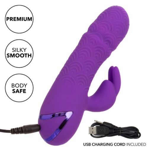 CALEXOTICS – MANHATTAN BEACH MARVEL VIBRADOR RABBIT MORADO BY CALIFORNIA DREAMING - intimamenities.com