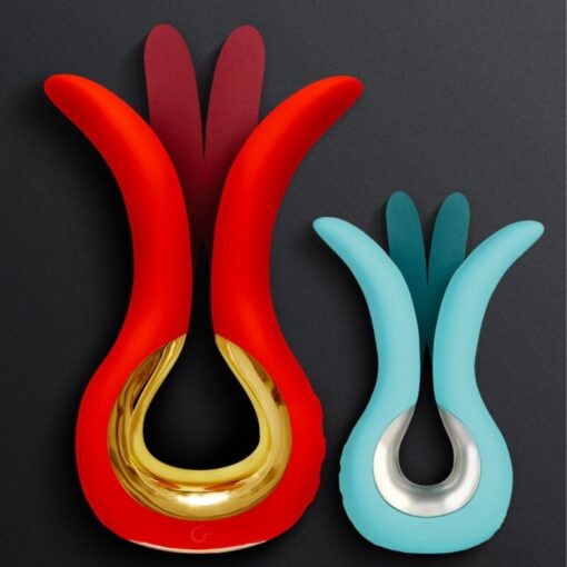 G-VIBE – GVIBE MAXI VIBRADOR CON DOS PUNTAS FLEXIBLES CORAL - intimamenities.com