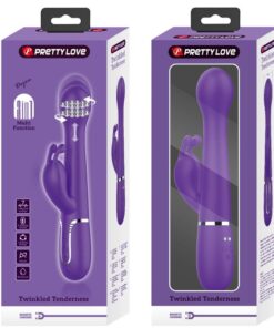 PRETTY LOVE – DEJON VIBRADOR RABBIT 3 EN 1 MULTIFUNCIÓN MORADO - intimamenities.com