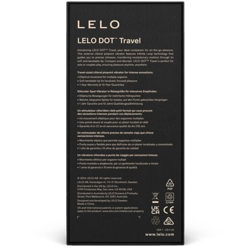 LELO - DOT TRAVEL ESTIMULADOR DE CLÍTORIS MORADO - Imagen 3