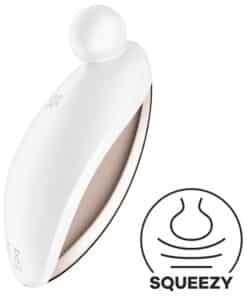 SATISFYER – SPOT ON 2 VIBRADOR LAY-ON BLANCO - intimamenities.com
