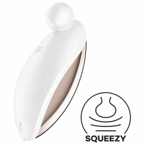 SATISFYER – SPOT ON 2 VIBRADOR LAY-ON BLANCO - intimamenities.com
