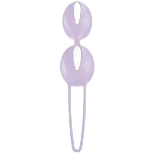 FUN FACTORY - SMARTBALLS DUO BOLAS PELVICAS BLANCO / LILA PASTEL - Imagen 2