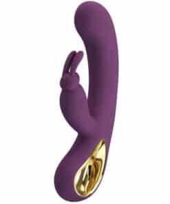 PRETTY LOVE – LIAM VIBRADOR RABBIT & ESTIMULADOR PUNTO G MORADO - intimamenities.com