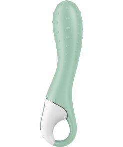 SATISFYER – AIR PUMP VIBRADOR 3 INFLABLE PUNTO G MENTA - intimamenities.com