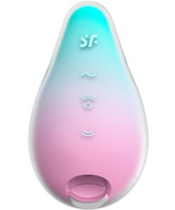 SATISFYER – MERMAID VIBES ESTIMULADOR & VIBRADOR MENTA Y ROSA - intimamenities.com