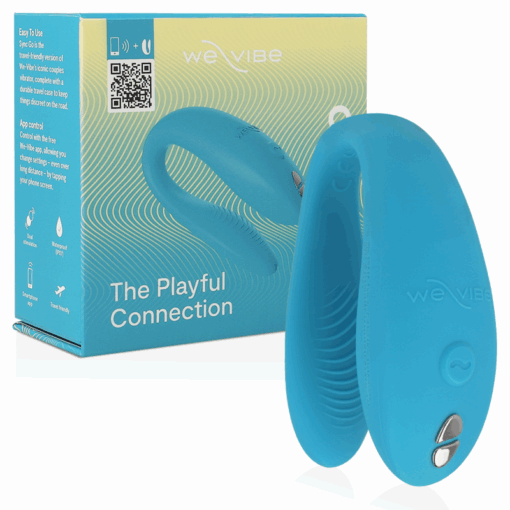 WE-VIBE – SYNC GO ESTIMULADOR DUAL TURQUESA - intimamenities.com