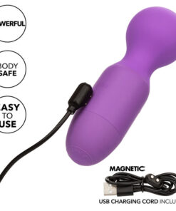 CALEXOTICS – FIRST TIME MASAJEADOR RECARGABLE 10 VIBRACIONES VIOLETA - intimamenities.com