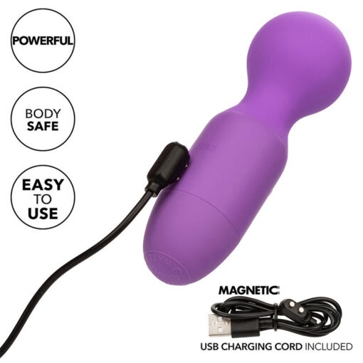 CALEXOTICS – FIRST TIME MASAJEADOR RECARGABLE 10 VIBRACIONES VIOLETA - intimamenities.com