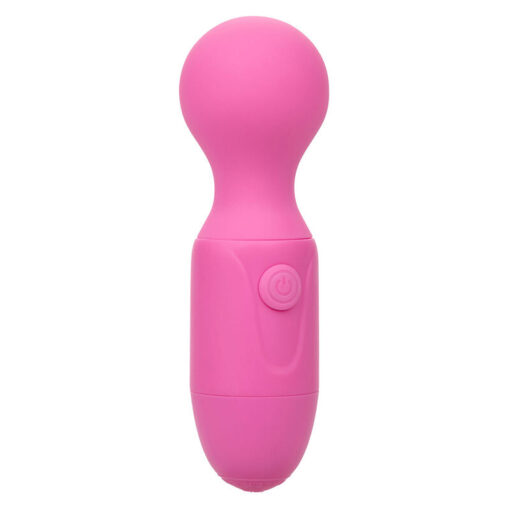 CALEXOTICS – FIRST TIME MASAJEADOR RECARGABLE 10 VIBRACIONES ROSA - intimamenities.com