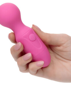 CALEXOTICS – FIRST TIME MASAJEADOR RECARGABLE 10 VIBRACIONES ROSA - intimamenities.com