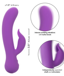 CALEXOTICS – FIRST TIME VIBRADOR COMPLACIENTE RECARGABLE MORADO - intimamenities.com